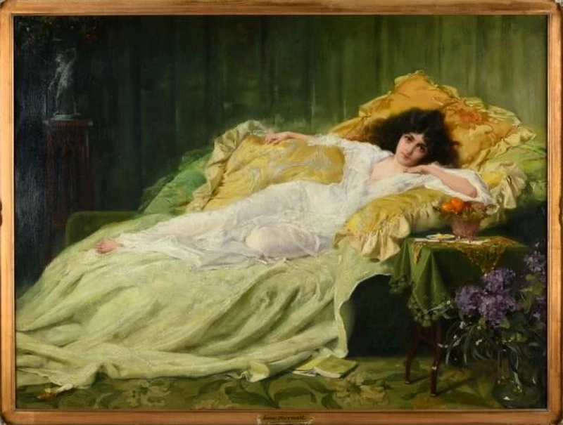 Donna distesa